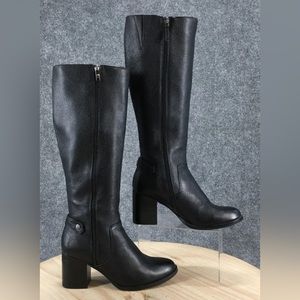 Franco Sarto Black Boots; Style: Ashira